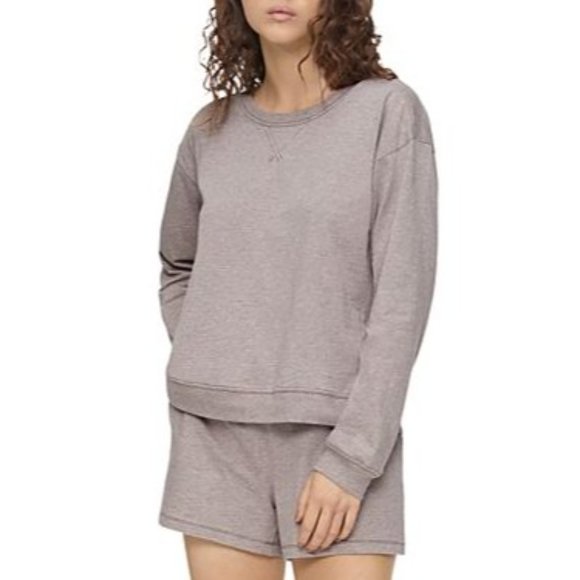 CALVIN KLEIN Form to Body Lounge Crewneck Top - NWT - Small - Picture 1 of 3